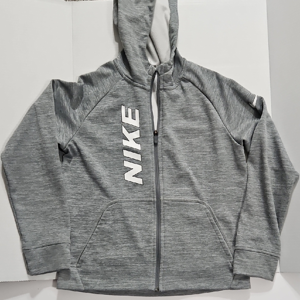 Nike Kids Gray Hooded Jacket
